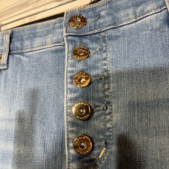 Torrid Bombshell Skinny Jeans Premium Stretch Comfort Wash Denim Size 20 Rips - Picture 8 of 11